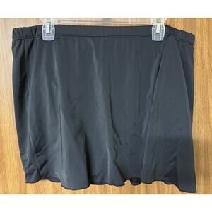 Ladies Plus Swim 365 Black Swim Skirt - 20W